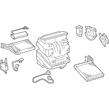 Toyota 87050-02C10 A/C & Heater Assembly