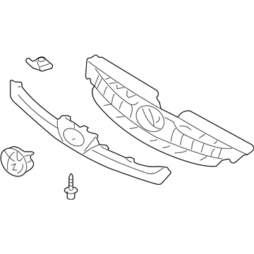 Toyota 53101-08050-A0 Grille Assembly