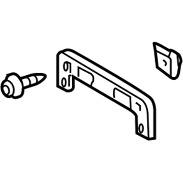 Toyota 52121-52020 Bracket, Front Licence Plate Mounting