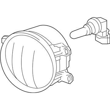 Toyota 81210-0D042 Fog Lamp Assembly