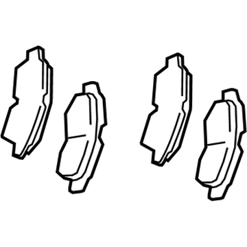 Toyota 04465-07010 Front Pads