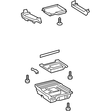 Toyota 58804-07140-C0 Compartment