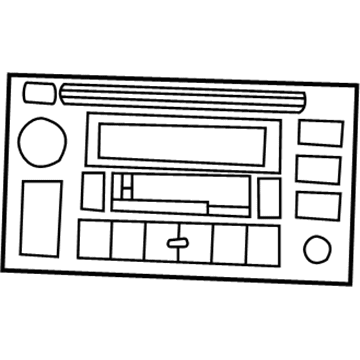 Toyota 86120-0C040 Receiver Assembly, Radio