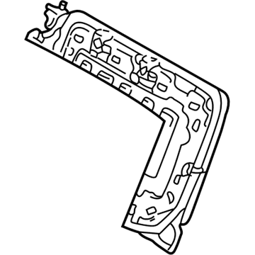 Toyota 71018-35100 Frame, Driver Side