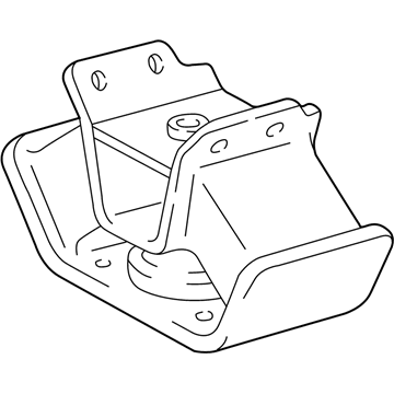 Toyota 12371-75040 Insulator, Engine Mounting, Rear