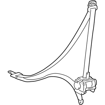 Toyota 73220-52223-B0 Belt & Retractor