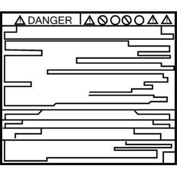 Toyota G9288-47080 Battery Label