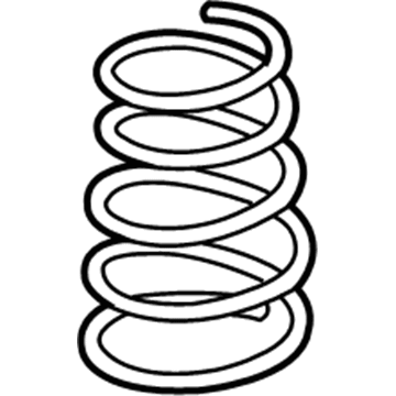 Toyota 48231-0T010 Spring, Coil, Rear