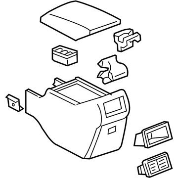 Toyota 58910-AC061-A0 Rear Console