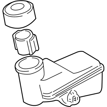 Toyota 47220-52130 Reservoir Sub-Assy, Brake Master Cylinder