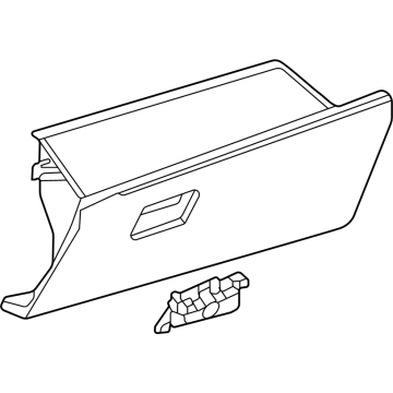 Toyota 55501-0E050-C0 Door Sub-Assembly, Glove