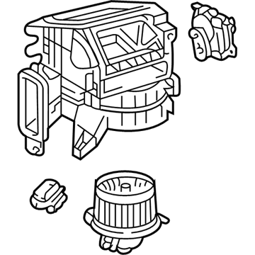 Toyota 87130-35171 Blower Assembly