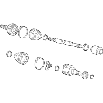 Scion 43410-74060 Axle Assembly