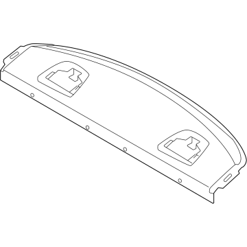 Toyota SU003-08624 Package Tray Trim