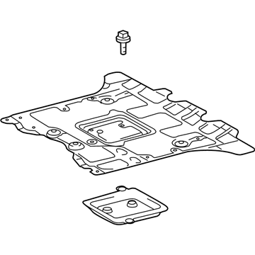 Toyota 51420-60070 Cover, Engine Under