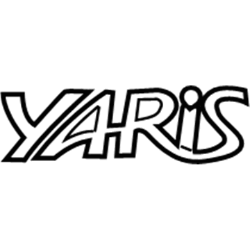 Toyota Yaris Emblem - 75442-52210