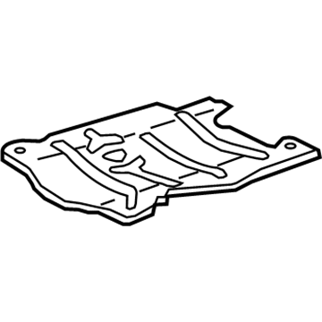 Toyota 12121-0A011 Baffle Plate