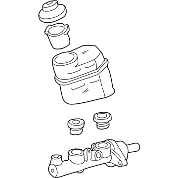 Toyota 47201-07031 Brake Master Cylinder Sub-Assembly