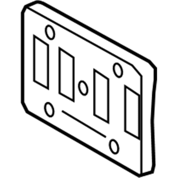 Toyota 75101-0T010 License Panel