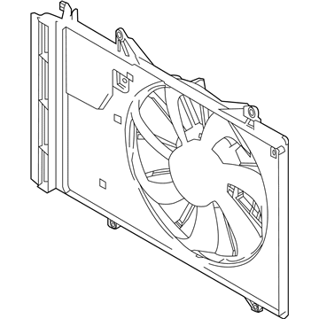 Scion Fan Shroud - 16711-WB001