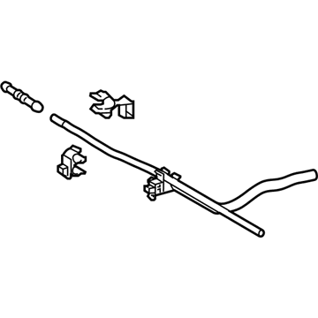 Toyota 16282-0P040 By-Pass Hose