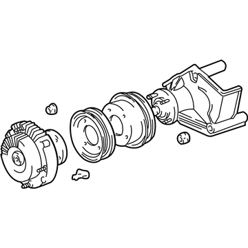 Toyota 16307-62011 Clutch & Pulley