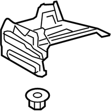 Toyota 74409-47020 Reinforcement, Battery Bracket