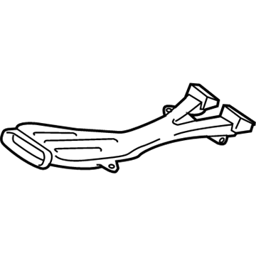 Toyota 58220-0C010 Duct Assy, Center Floor Vent