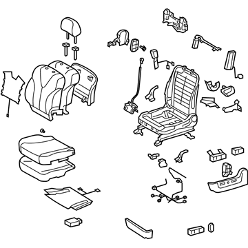Toyota 71200-0T050-A2 Seat Assembly