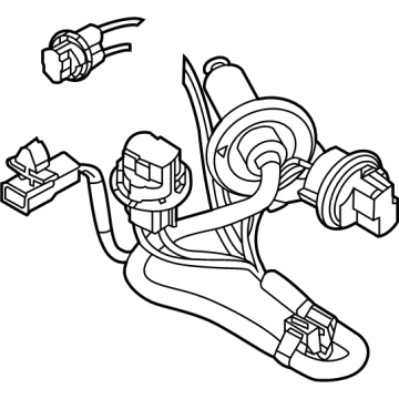 Toyota 81555-WB001 Socket & Wire, Rr Co