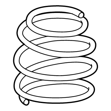 Toyota 48131-12M30 Coil Spring, Front