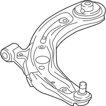 Toyota 48068-WB001 Front Suspension Control Arm Sub-Assembly, No.1 Right