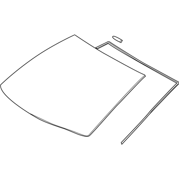 Toyota 56101-02L50 Glass Sub-Assembly, Wind