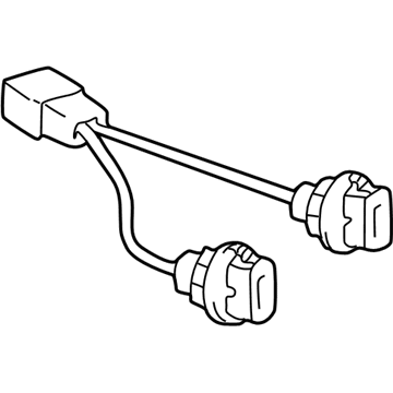 Toyota 81555-AA010 Socket & Wire, Rear Co