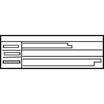 Toyota 16793-0V010 Info Label