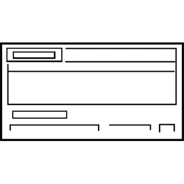 Toyota 74514-48020 Spec Label