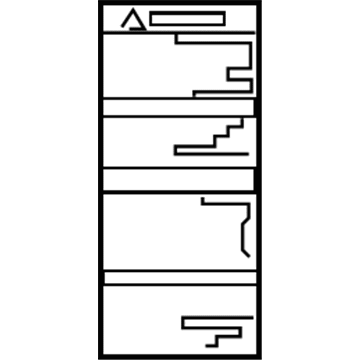 Toyota 41992-0R010 Info Label