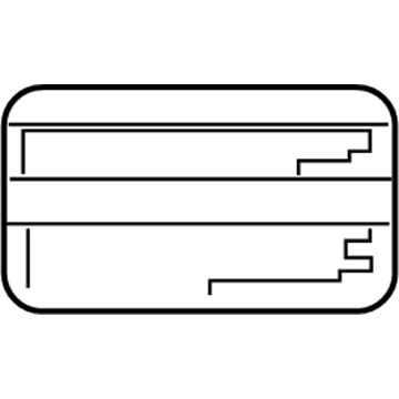 Toyota 11285-0V011 Engine Info Label