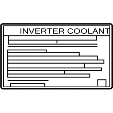 Toyota G92A1-76010 Label