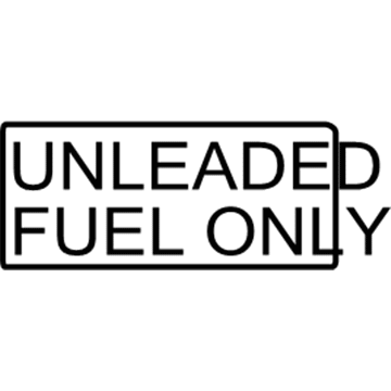 Toyota 74559-01010 Fuel Label