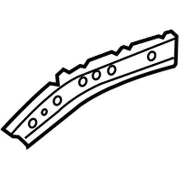 Toyota 61231-0C040 Rail, Roof Side, Inner RH