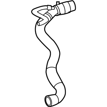 Toyota 16571-0V020 Upper Hose