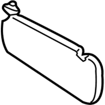 Toyota 74310-02C30-B0 Sunvisor