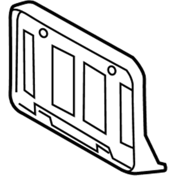 Toyota 75101-0C011 License Bracket