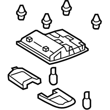Toyota 81260-42011-B1 Map Lamp Assembly