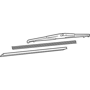 Toyota 85242-02040 Rear Wiper Blade Assembly