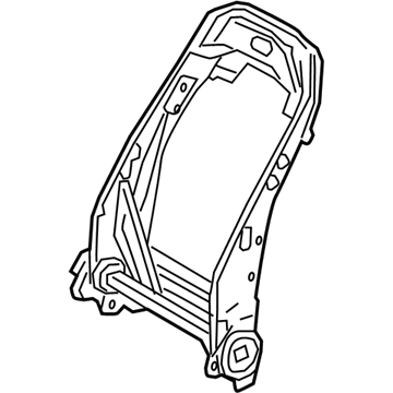 Toyota 71013-06531 Seat Back Frame