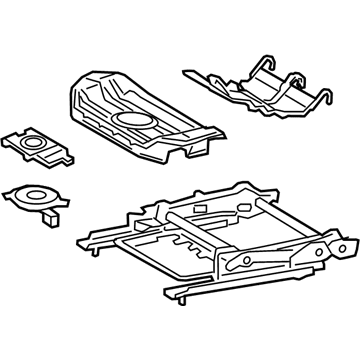 Toyota 71610-06650 Spring Assembly, Fr Seat