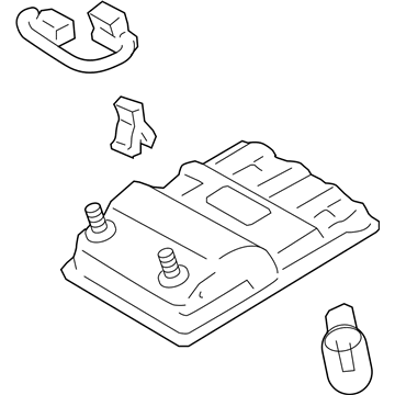 Toyota 63650-0T021-A0 Overhead Console