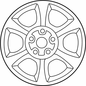 Toyota 42611-AA010 Wheel, Alloy